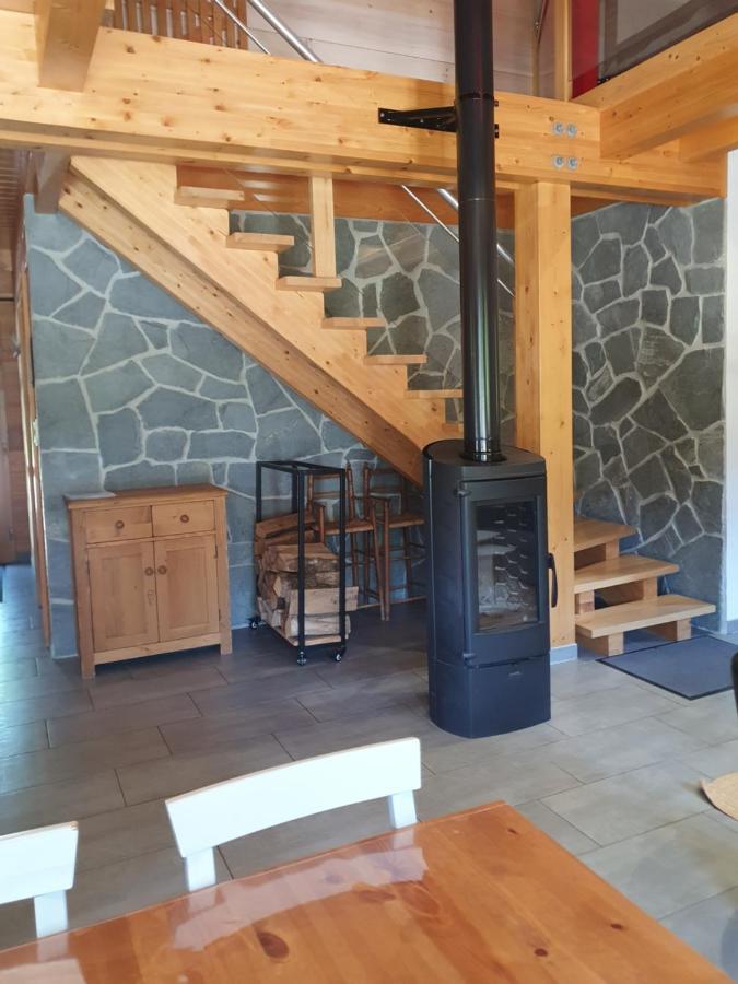 Chalet Des Charbonniers Avec Etang Saint-Maurice-sur-Moselle Buitenkant foto